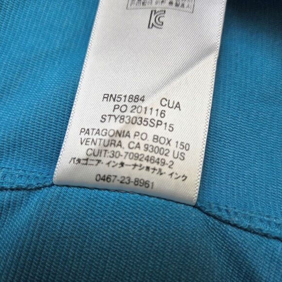 Patagonia Levitation Windbreaker Hooded Jacket Aqua Blue Women's S - Picture 9 of 15